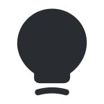 Lamp On SVG Icon